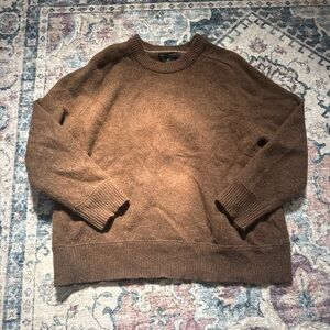 Classic Brown Crewneck Sweater
